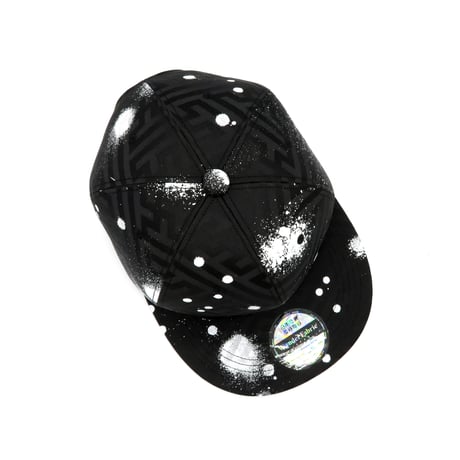 【XL】KIMONO OBI HANDPRINT CAP：01　一点物再販不可