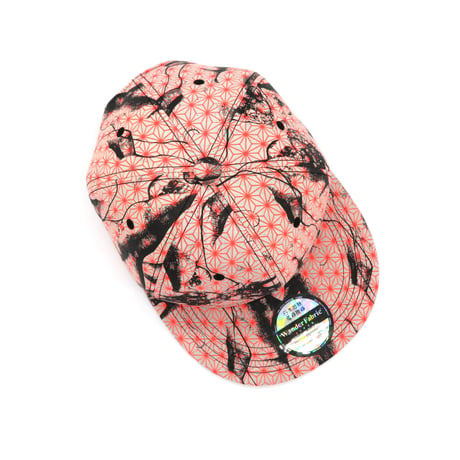 【ML】KIMONO HANDPRINT CAP：01　一点物再販不可