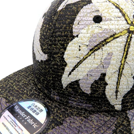 【ML】SILK KIMONO OBI CAP:一点物 再販不可(作家帯)