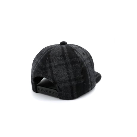 BISHU KESHICHI WOOL CAP：CHARCOAL 尾州毛七ウール