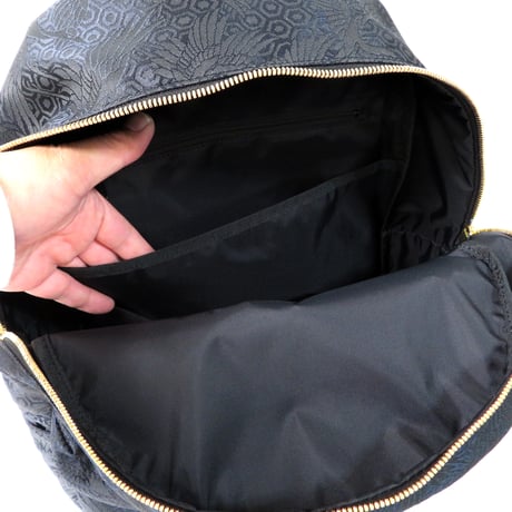NISHIJIN BLACK BACKPACK 黒鶴
