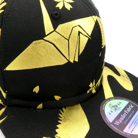 煌ＣＡＰ-GoldLeafCAP-鶴-TSURU-』