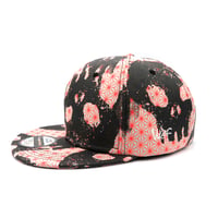 【XL】KIMONO HANDPRINT CAP：03　一点物再販不可