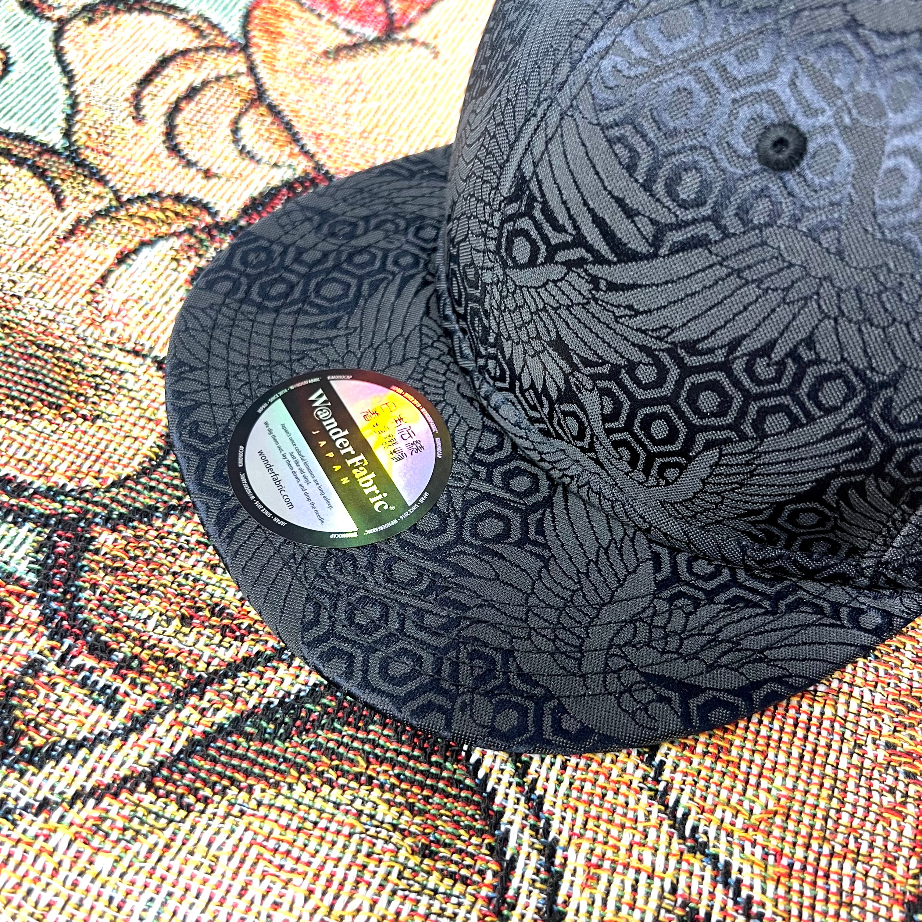 NISHIJINBLACK CAP x ツバ裏KIRYUORI金閣寺 | W@NDERFABR