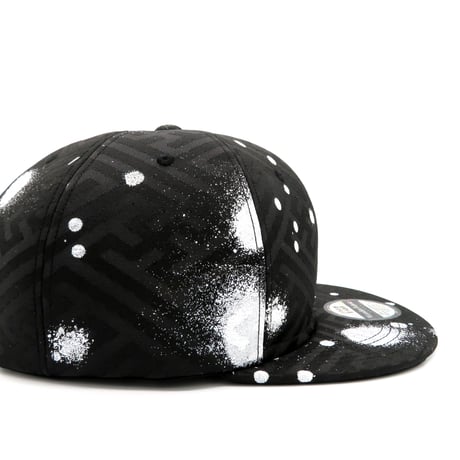 【XL】KIMONO OBI HANDPRINT CAP：01　一点物再販不可