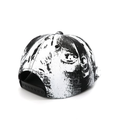 【ML】KIMONO OBI HANDPRINT CAP：03　一点物再販不可