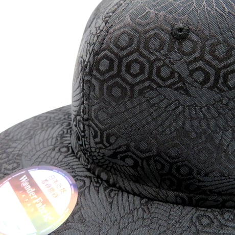 【殿堂No.1 / 01】 NISHIJINBLACK CAP ：黒鶴