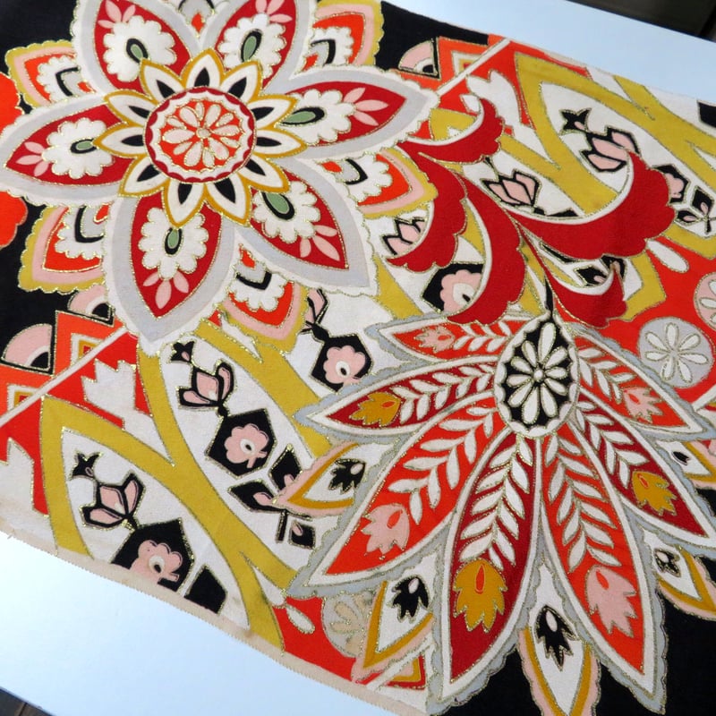 JAPAN OLD FURISODE KIMONO CAP | W@NDERFABRIC®ON