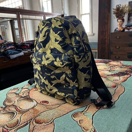 NISHIJIN ORI BACKPACK 黒金鶴