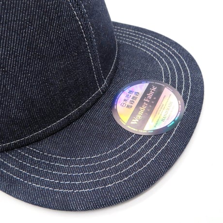 OKAYAMA DENIM CAP：INDIGO (White Stitch)