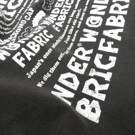 VINTAGE like HAND print T-shirts : FABRIC MIX Design　7/22まで