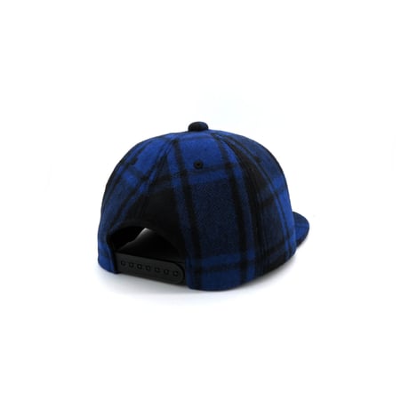 BISHU KESHICHI WOOL CAP：BLUE 尾州毛七ウール