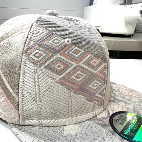 （ML）JAPAN KIMONO OBI CAP プラチナ糸使用