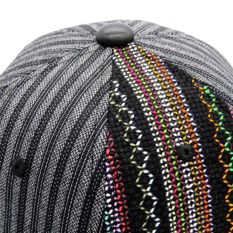 【ML】手縫刺繍＆尾州SILKWOOL&ラムレザーMIXCAP2023：03