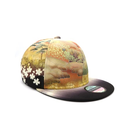 【XL】手描き JAPAN KIMONO  CAP:240124【神ライン】