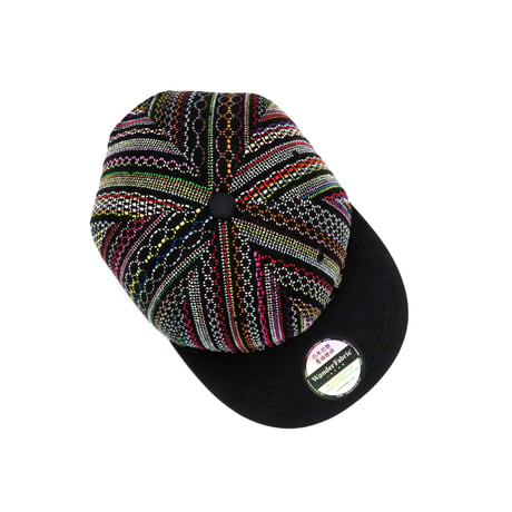 【XL】手縫刺繍＆桐生織MIXCAP：01