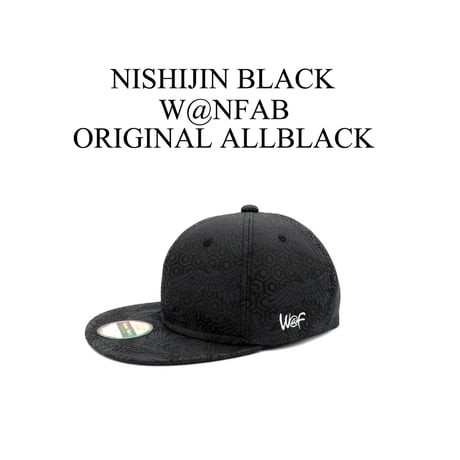 【殿堂No.1 / 01】 NISHIJINBLACK CAP ：黒鶴