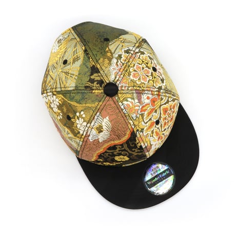 【3L】JAPAN KIMONO OBI CAP:0227 ONESIZE一点もの 再販不可　裏地赤着物
