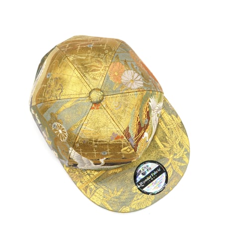 【ML】PREMIUM KIMONOOBI CAP:一点物 再販不可 【高級帯】
