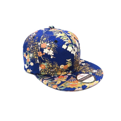 京友禅CAP：BLUE