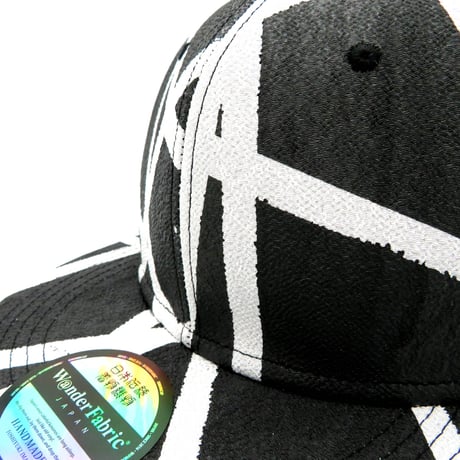 【XL】KYOTO・TANGO CHIRIMEN HAND PRINT CAP:505