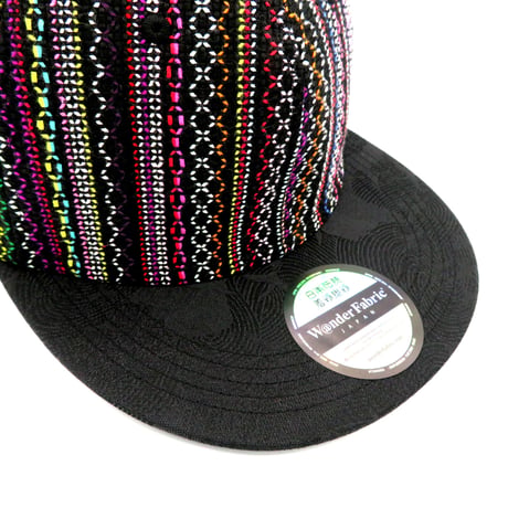 【ML】手縫刺繍＆桐生織MIXCAP：01