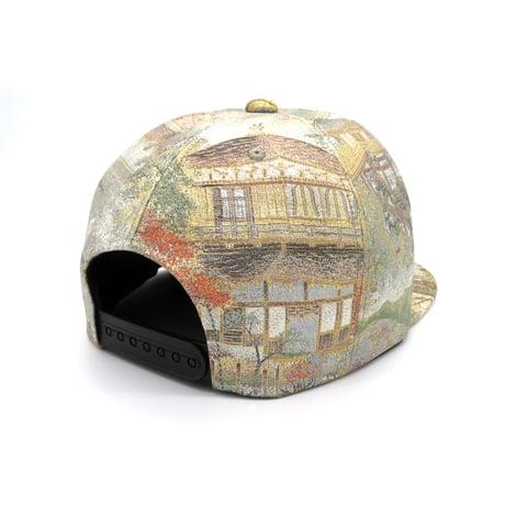 【XL】PureGold & Platinum KIMONOOBI CAP:一点物 再販不可 【純金＆プラチナ糸混合・最高級帯】