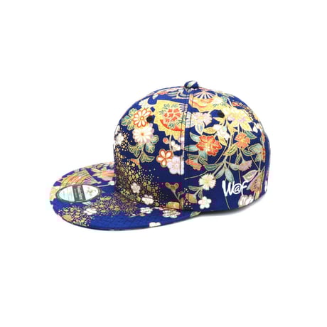 京友禅CAP：BLUE
