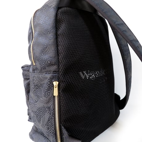 NISHIJIN BLACK BACKPACK 黒鶴