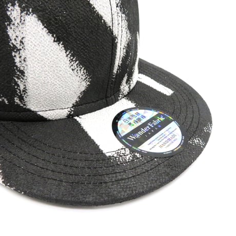 KYOTO・TANGO CHIRIMEN HAND PRINT CAP: A type (11/19まで注文可能)