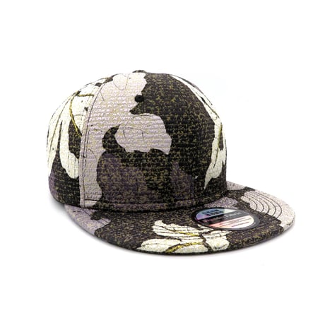 【XL】SILK KIMONO OBI CAP:一点物 再販不可(作家帯)