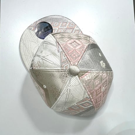 （XL）JAPAN KIMONO OBI CAP プラチナ糸使用