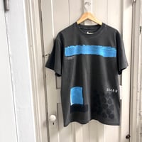 【Lsize】VINTAGE like HAND print T-shirts : 01