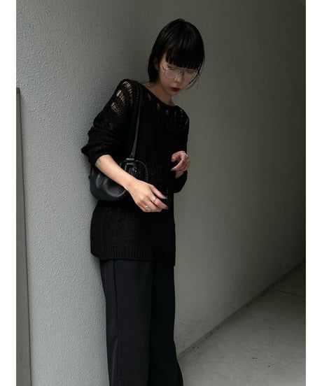 【即納】header loose knit