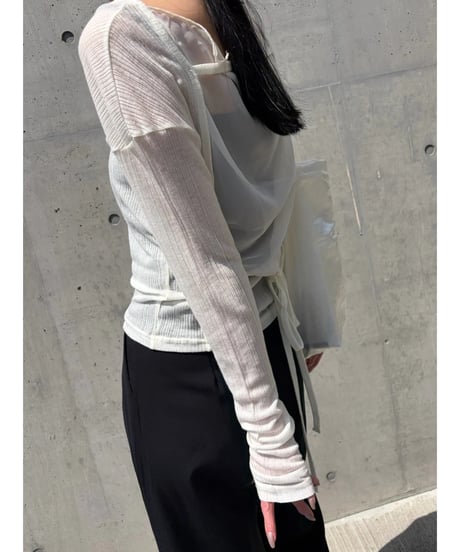 see-through layered tops