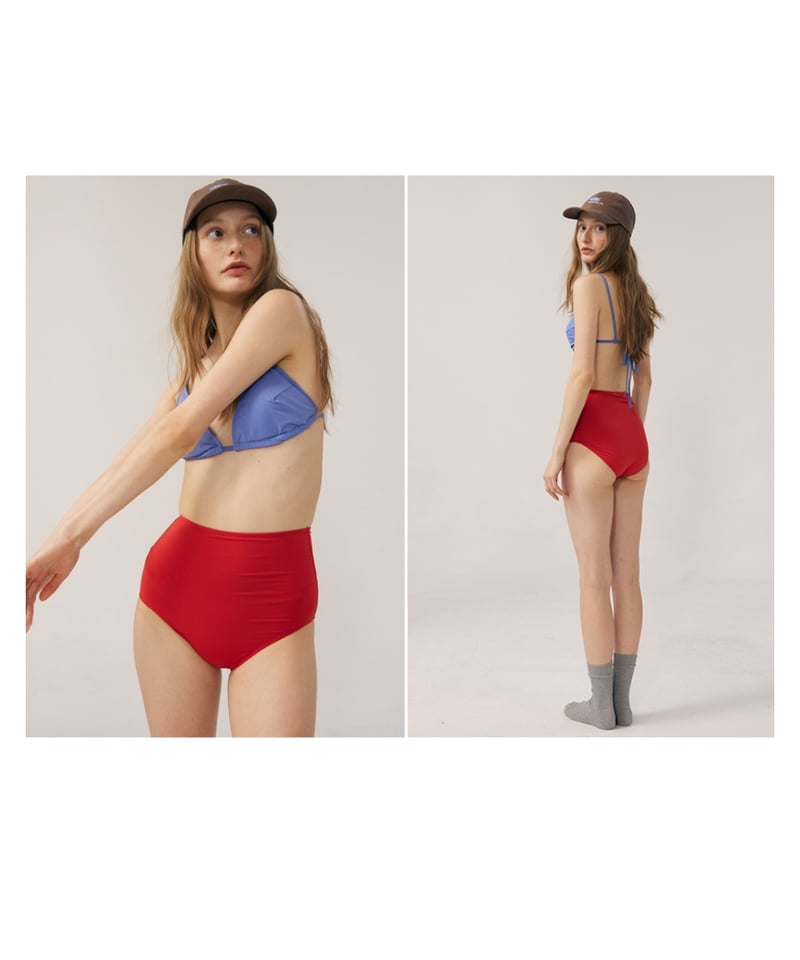 bi-color high-waist bikini | ©1989 bi-color high-waist bikini | ©1989