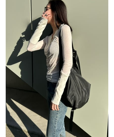 【再入荷】nylon big shoulder bag