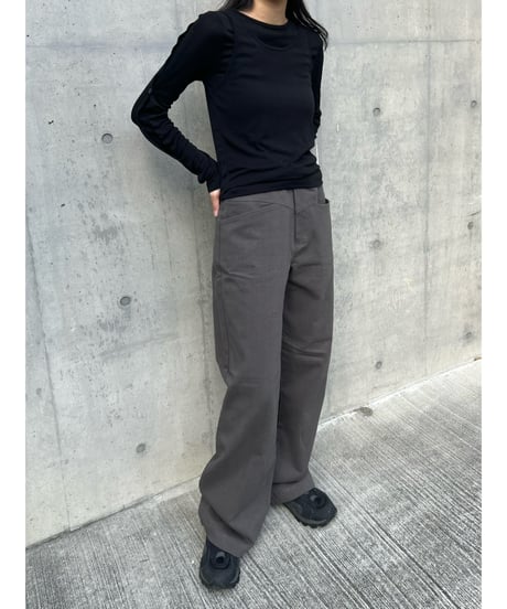 【即納】layered side botan tops