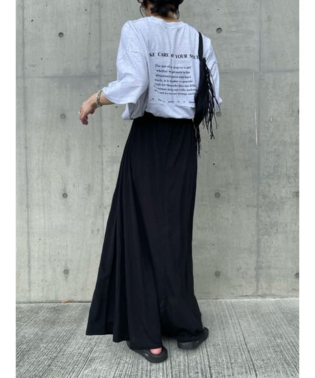 【即納】relax easy flare maxi SK