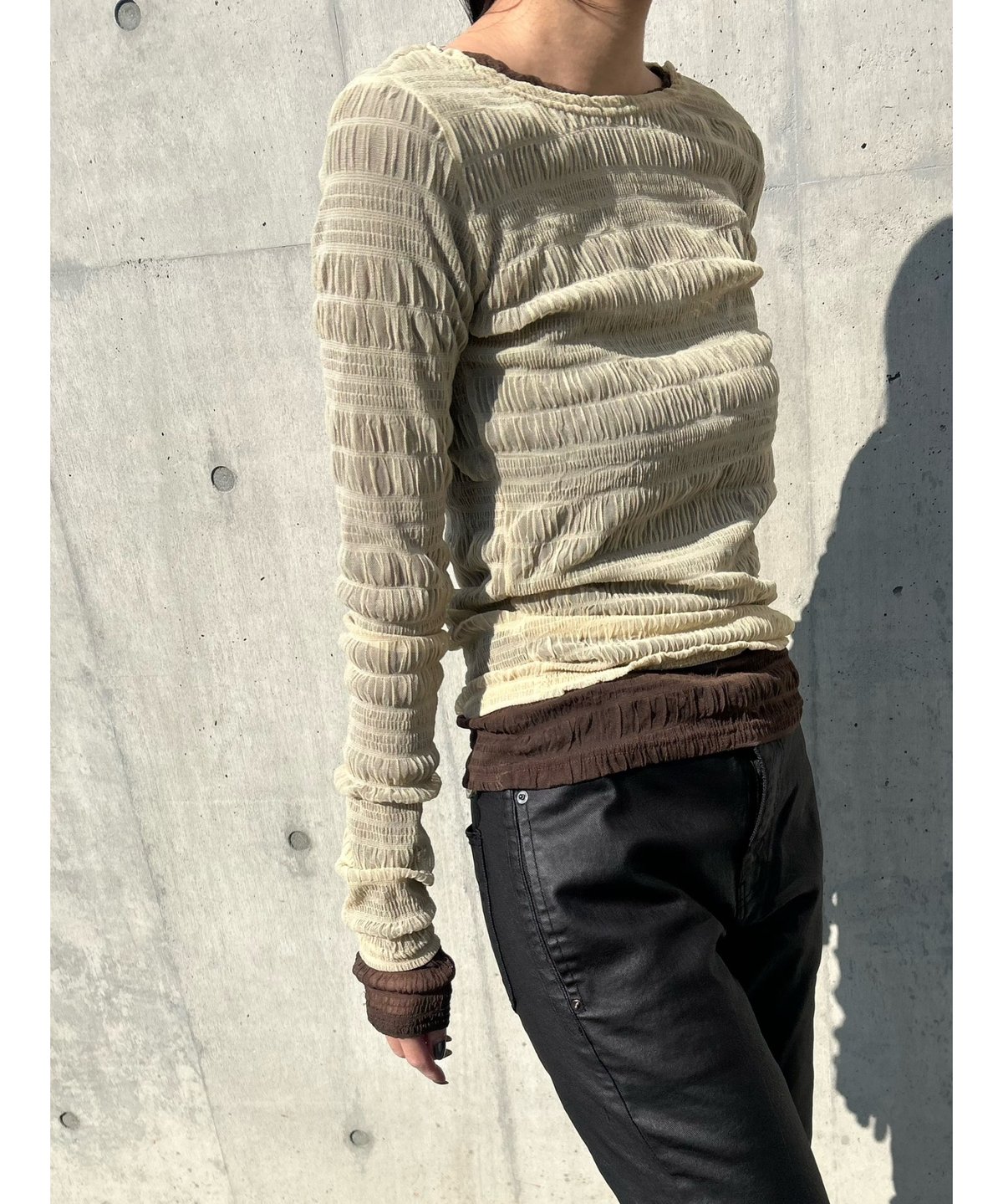 即納】see-through gather tops | ©1989