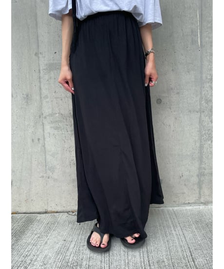 【即納】relax easy flare maxi SK