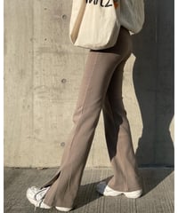 relax slit flare pants