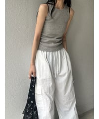【即納】2way back botan tops