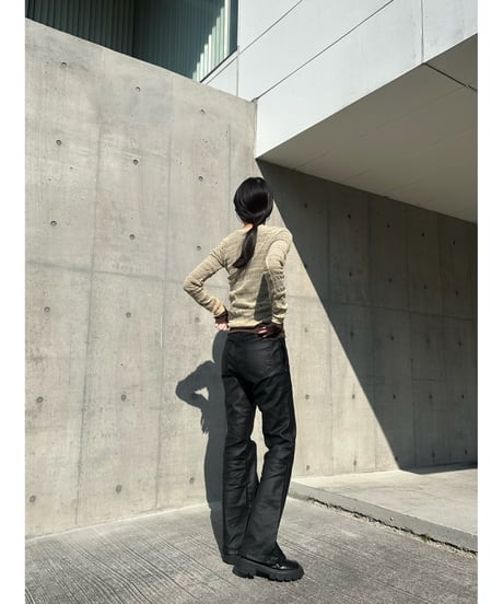 【即納】see-through gather tops