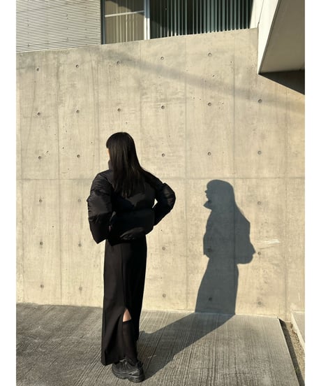 【即納】back slit long SK