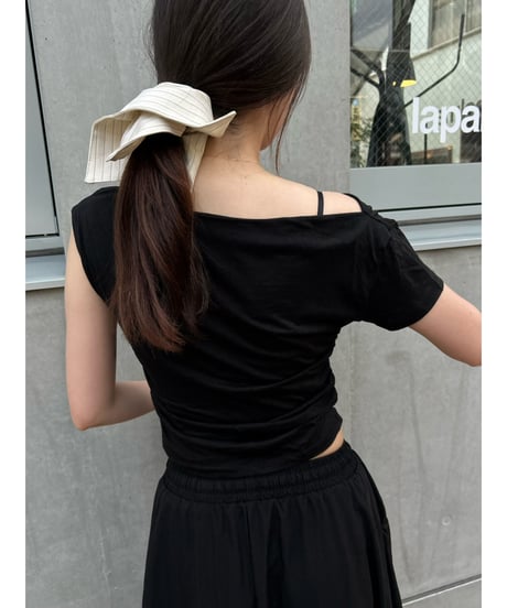 square stripe hair acc