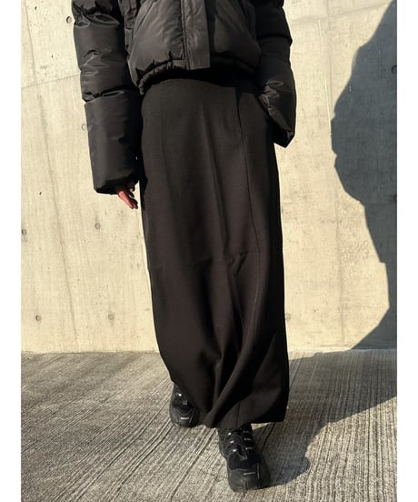 【即納】back slit long SK