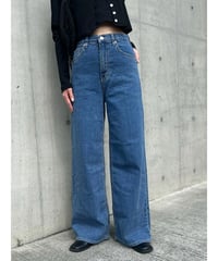 stretch wide denim