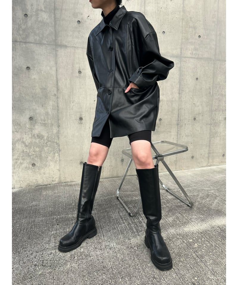 再入荷】over eco leather jacket | ©1989 再入荷】over eco leather jacket | ©1989