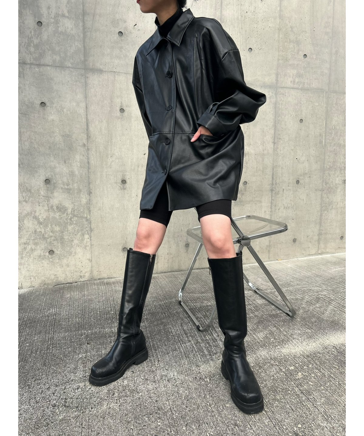 ジャケット・アウター c1989 over eco leather jacket 再入荷】over eco leather jacket | ©1989